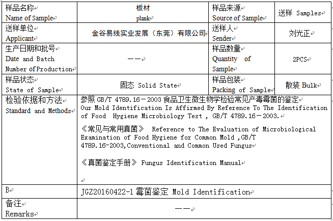 M艾美酒店发霉分析和解决方案 ——表01